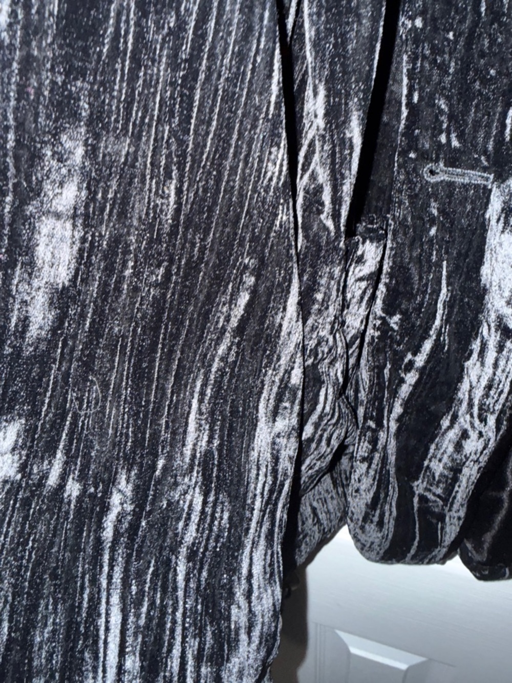 Wrangler Retro Party Velvet Black Blazer Jacket  XL - Picture 3 of 6